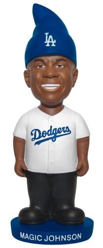 Los Angeles Dodgers Magic Johnson Gnome 8-14-2016