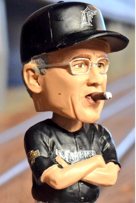 jack mckeon bobblehead - miami marlins - 8-27-2016