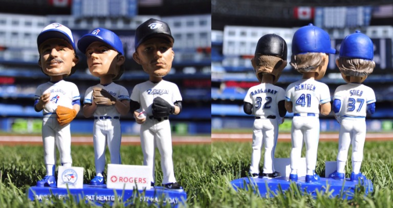 August 14, 2016 Toronto Blue Jays – Stieb, Hentgen & Halladay Trio Bobblehead