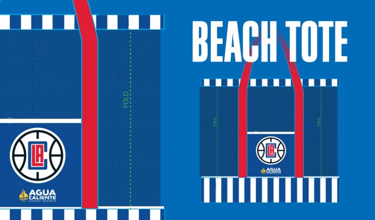 April 12, 2017 Los Angeles Clippers – Beach Tote