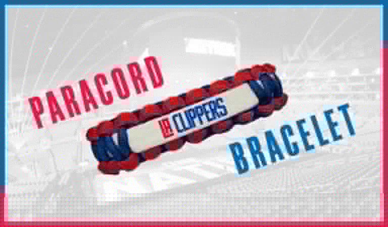 November 7, 2016 Los Angeles Clippers – Paracord Bracelet