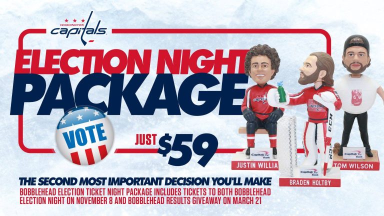 November 8, 2016 Washington Capitols – Bobblehead Election