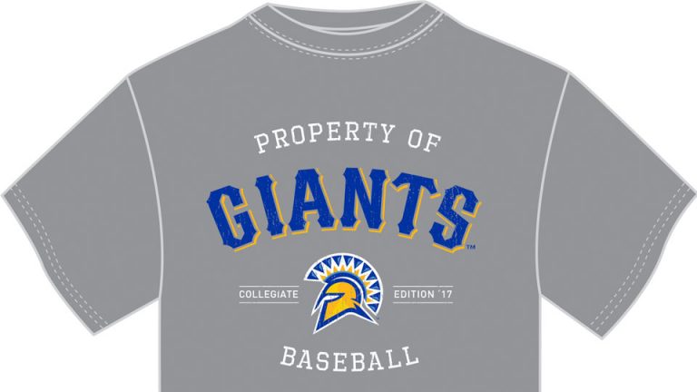 April 14, 2017 San Francisco Giants –  San Jose State University Shirt