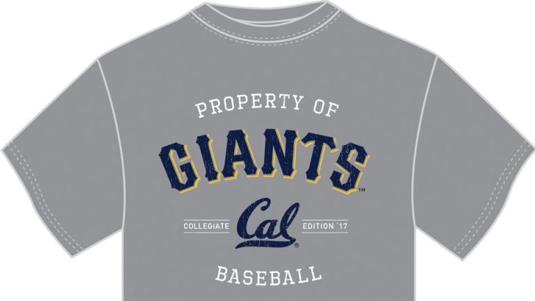 April 11, 2017 San Francisco Giants – UC Berkeley/Giants T-Shirt