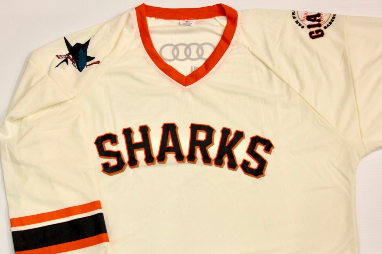 December 10, 2016 San Jose Sharks – SF Giants Mashup Jersey