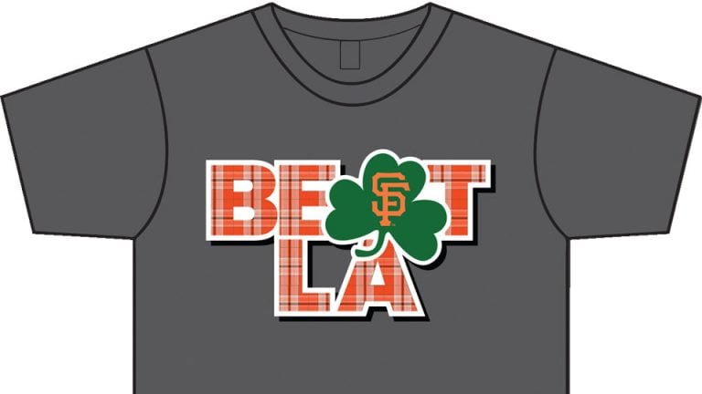 April 25, 2017 San Francisco Giants – Irish Shirt