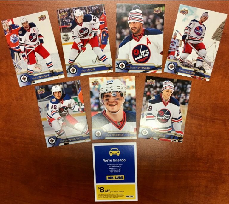January 18, 2017 Winnipeg Jets – Card Set