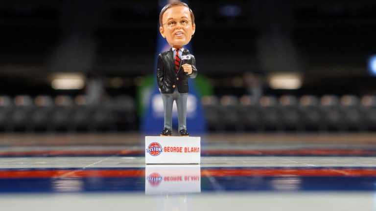 February 10, 2017 Detroit Pistons – George Blaha Bobblehead