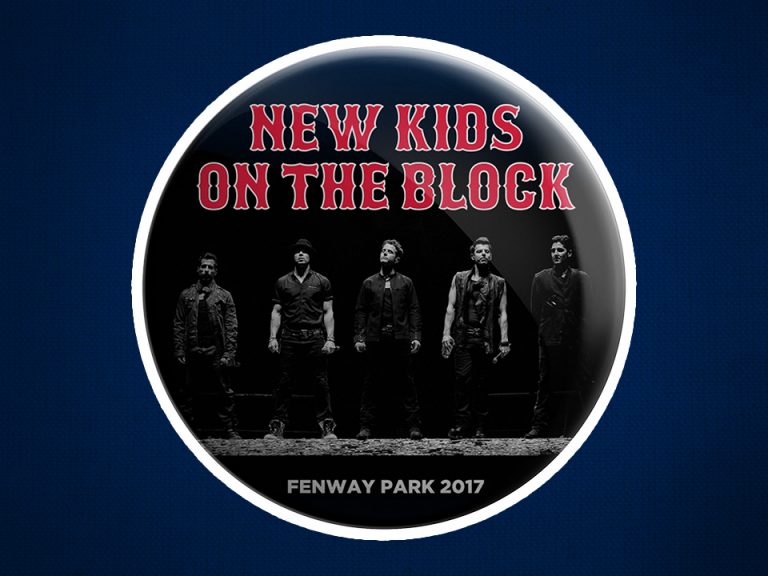 April 14, 2017 Boston Red Sox – NKOTB Red Sox Buttonn