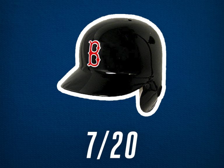 July 20, 2017 Boston Red Sox – Replica Batting Helmet