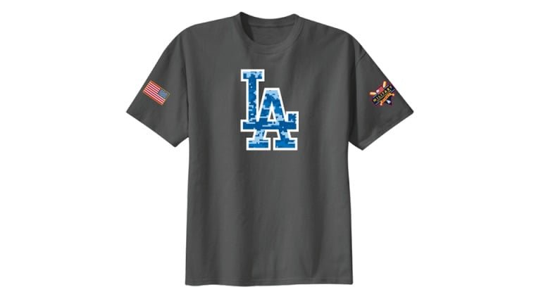 May 2, 2017 Los Angeles Dodgers – Military Appreciation Night Shirt