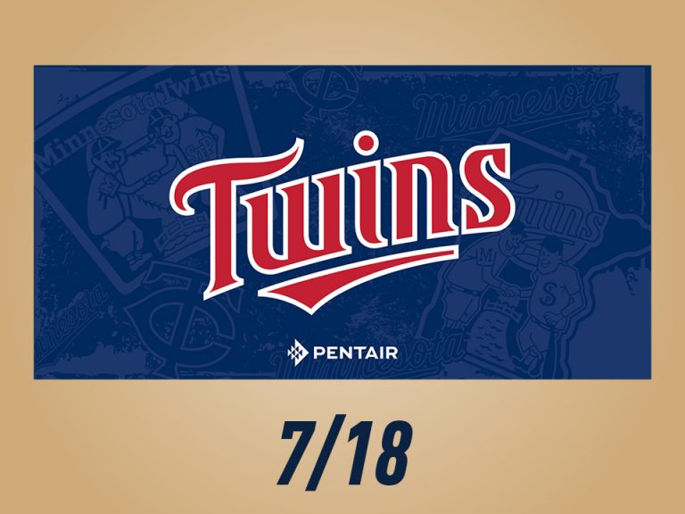 July 18, 2017 Minnesota Twins – Beach Towel
