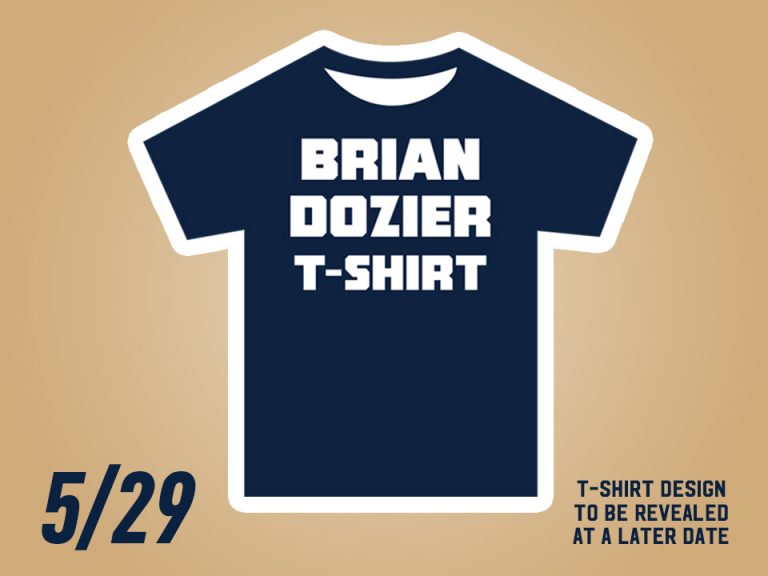 May 29, 2017 Minnesota Twins – Brian Dozier T-Shirt