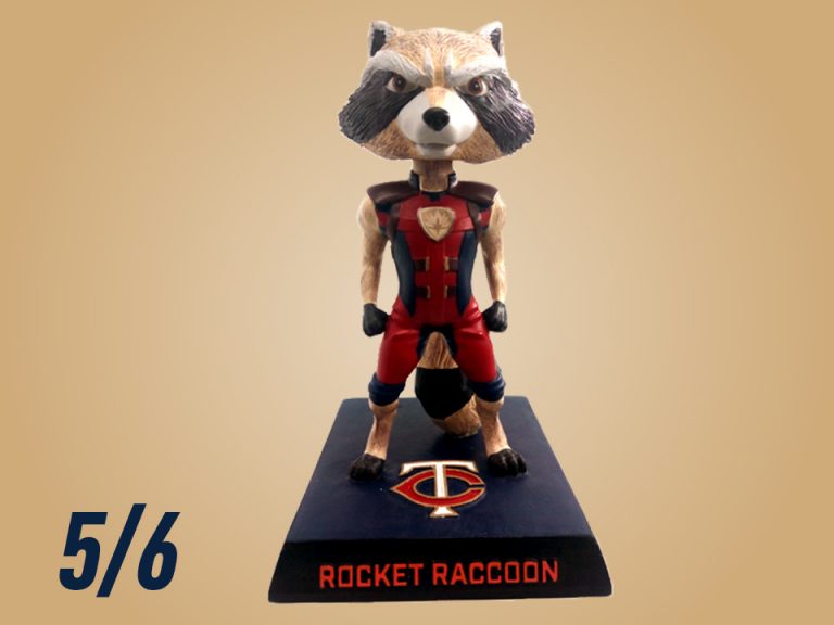 May 6, 2017 Minnesota Twins – Rocket Raccoon Bobblehead