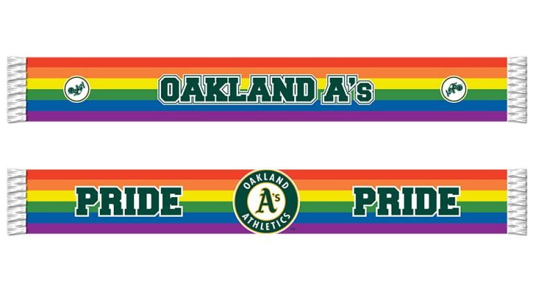 June 6, 2017 Oakland Athletics – Pride Night Scarf
