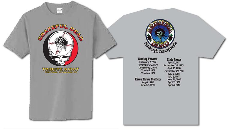 July 14, 2017 Pittsburgh Pirates – Grateful Dead T-Shirt