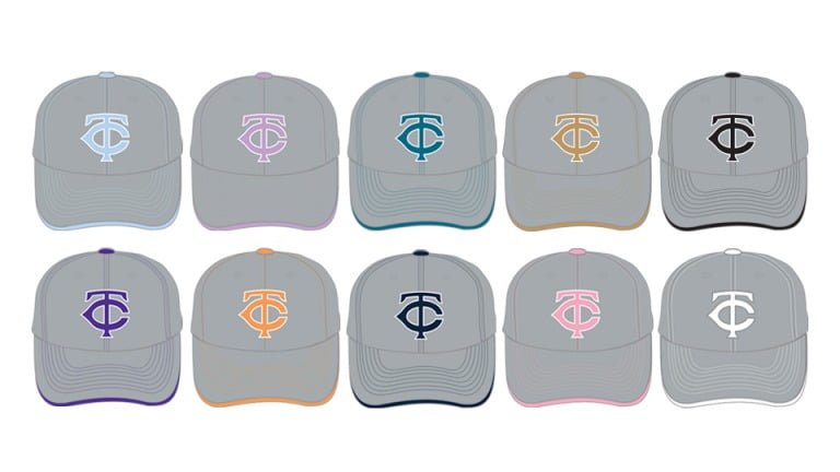 August 30, 2016 Minnesota Twins – Cancer Awareness Hat