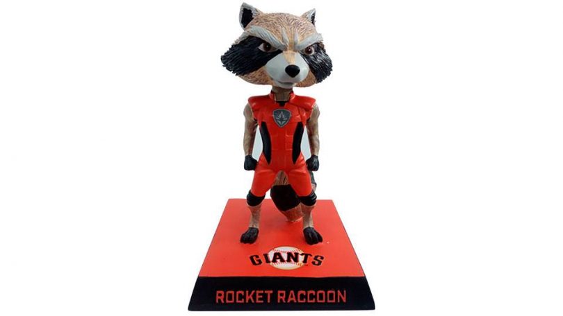 rocket raccoon bobblehead