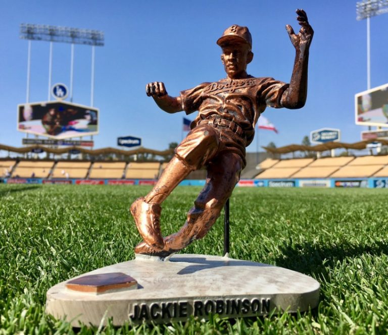 April 15, 2017 Los Angeles Dodgers – Replica Jackie Robinson Statue