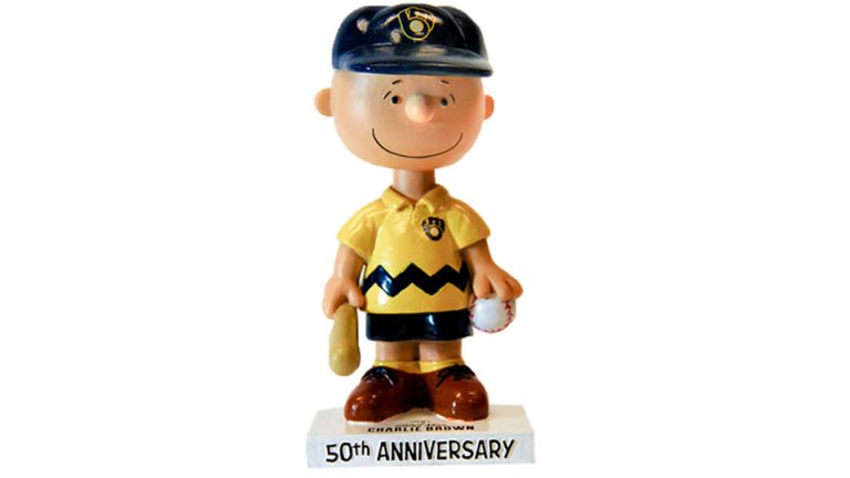 June 16, 2017 Milwaukee Brewers – Charlie Brown Bobblehead