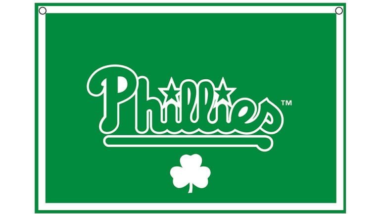 June 15, 2017 Philadelphia Phillies – Irish Heritage Celebration Flag