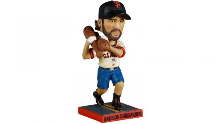 August 31, 2017 San Francisco Giants – Madison Bumgarner Running Bobblehead