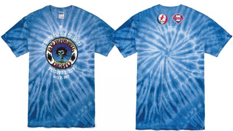 July 21, 2017 Philadelphia Phillies – Grateful Dead Shirt