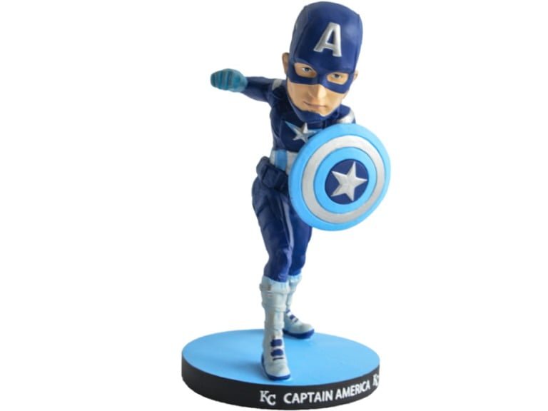 captain america bobble head
