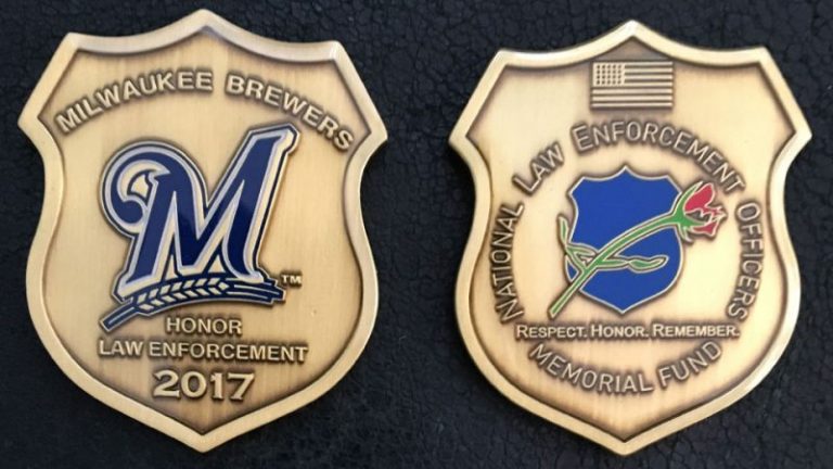 August 11, 2017 Milwaukee Brewers – Challenge Coin