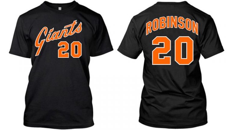 September 13, 2017 San Francisco Giants – African American Heritage Night Shirt