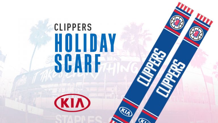 December 20, 2017 Los Angeles Clippers – Holiday Scarf