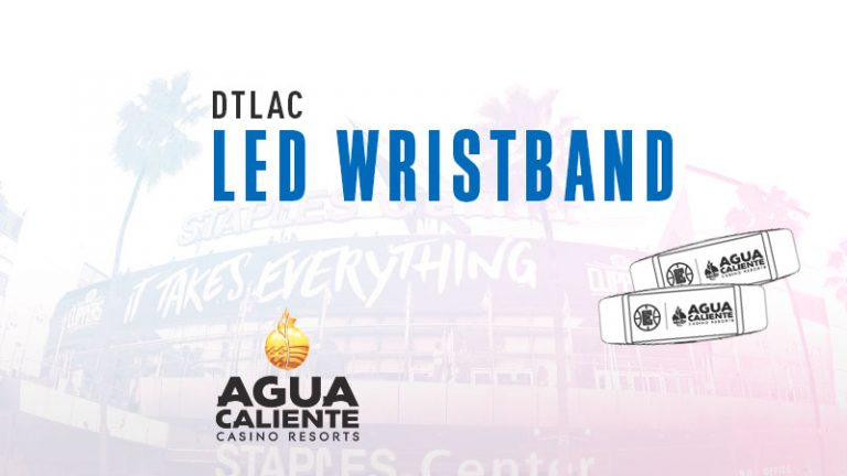 November 30, 2017  Los Angeles Clippers – LED Wristbands