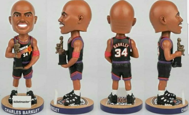 January 12, 2018 Phoenix Suns – Charles Barkley 90s Bobblehead