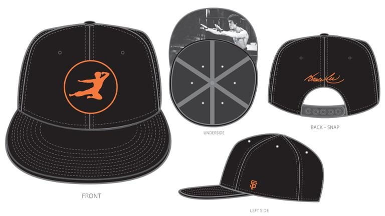 August 28, 2018 San Francisco Giants – Bruce Lee “Flying Man” Snapback Hat
