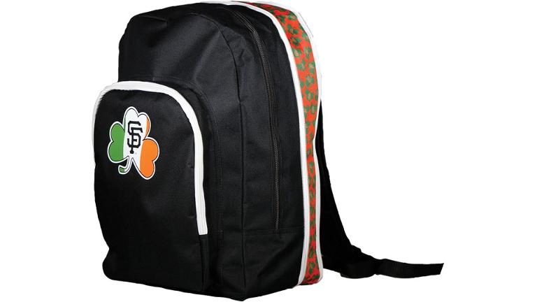 August 27, 2018 San Francisco Giants – Irish-themed Giants Expandable Backpack