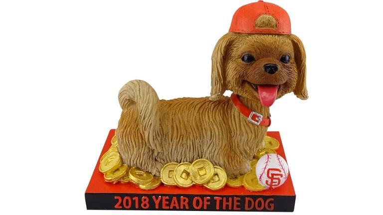 April 10, 2018 San Francisco Giants – Year of the Dog Bobblehead