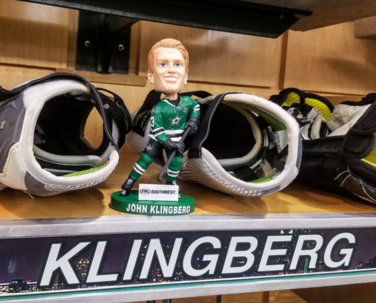 January 23, 2018 Dallas Stars – John Klingberg Bobblehead