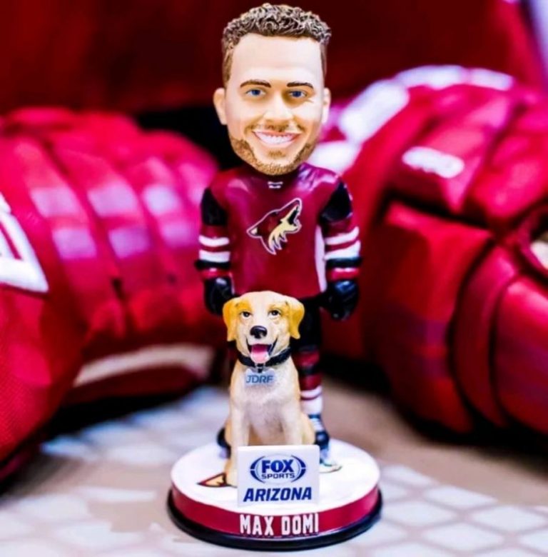 February 10, 2018 Arizona Coyotes – Max Domi & Orion JDRF Bobblehead