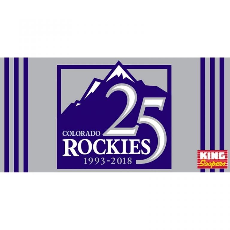 June 2, 2018 Colorado Rockies – 25th Anniversary Beach Towel