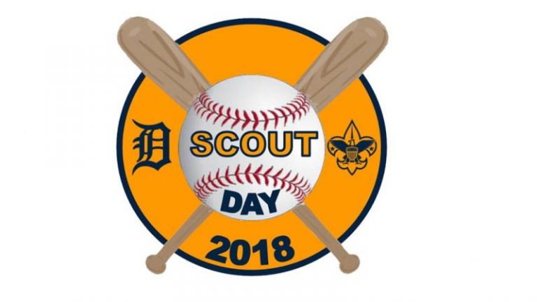 July 22, 2018 Detroit Tigers – Boy Scouts Day Patch