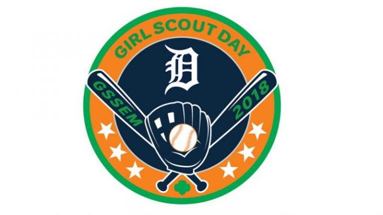 April 21, 2018 Detroit Tigers – Girl Scout Patch