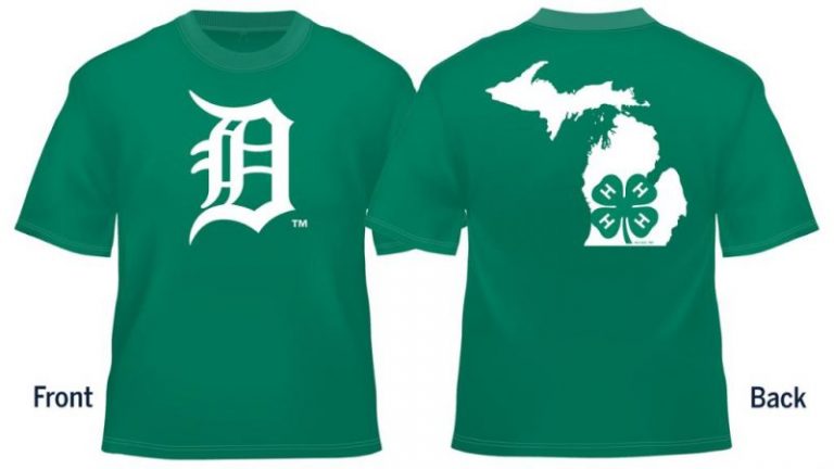 July 28, 2018 Detroit Tigers – Michigan 4-H Shirt