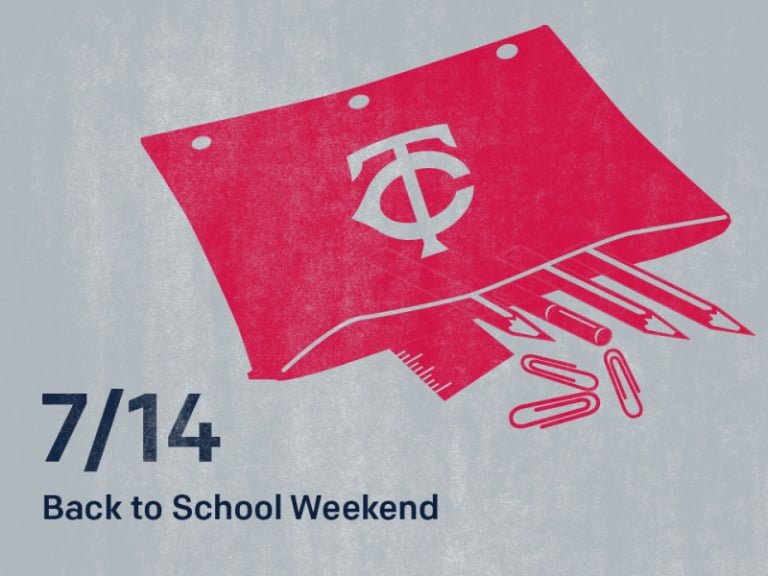 July 14-15, 2018 Minnesota Twins – Back to School Item