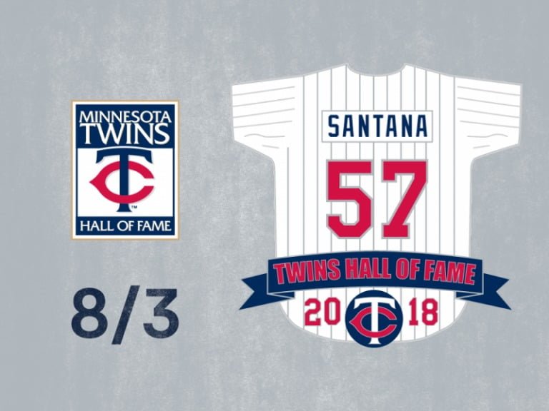 August 3, 2018 Minnesota Twins – Johan Santana HOF Pin