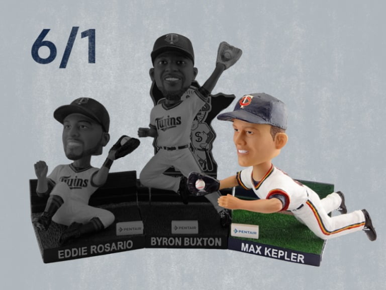 June 1, 2018 Minnesota Twins – Max Kepler “Nothing Falls But Raindrops Series” Bobblehead