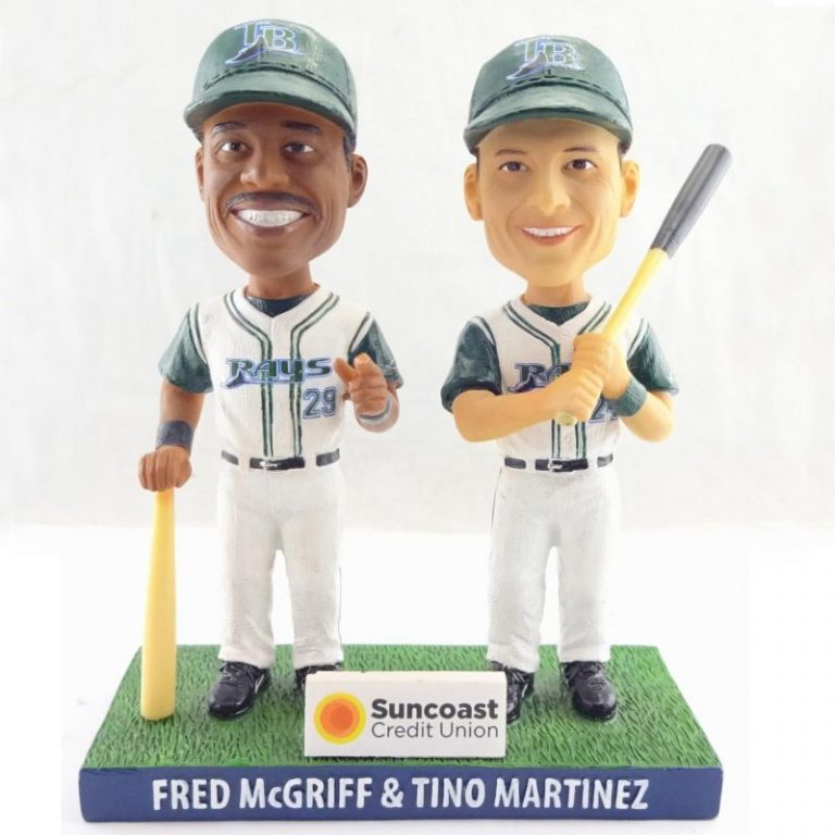June 9, 2018 Tampa Bay Rays – Fred McGriff & Tino Martinez Bobblehead