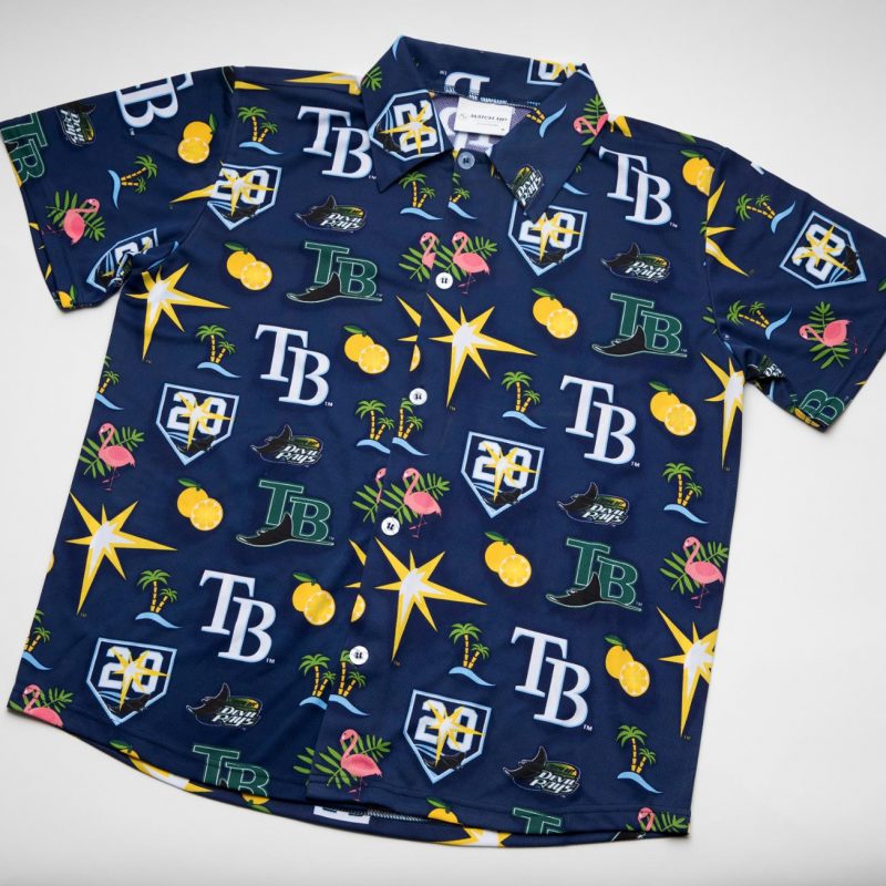 May 5, 2018 Tampa Bay Rays Tropical Shirt Stadium Giveaway Exchange