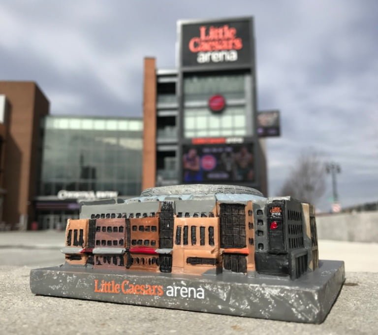 February 22, 2018 Detroit Red Wings – Little Caesars Arena Replica