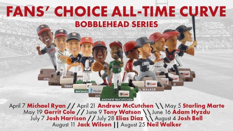 Altoona Curve 2018 Promotional Stadium Giveaways