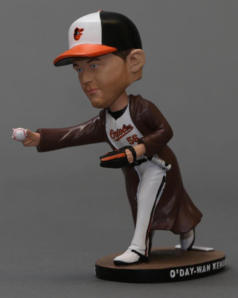 May 11, 2018 Baltimore Orioles – O’Day-Wan Kenobi Bobblehead